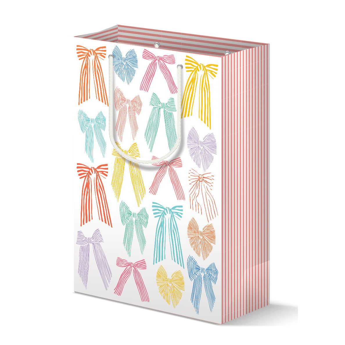 COLORFUL BOWS GIFT BAG