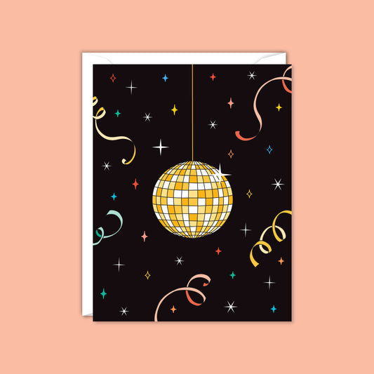 Disco Party New Year Card