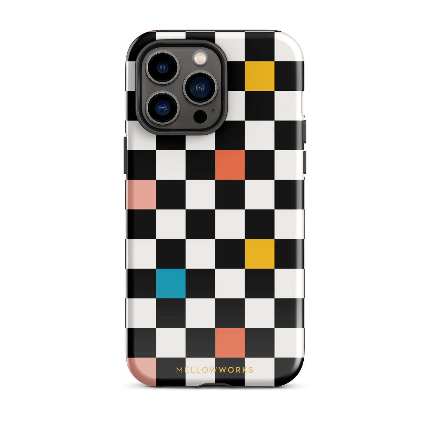 COLOR POPS B&W CHECKERBOARD Tough Case for iPhone®