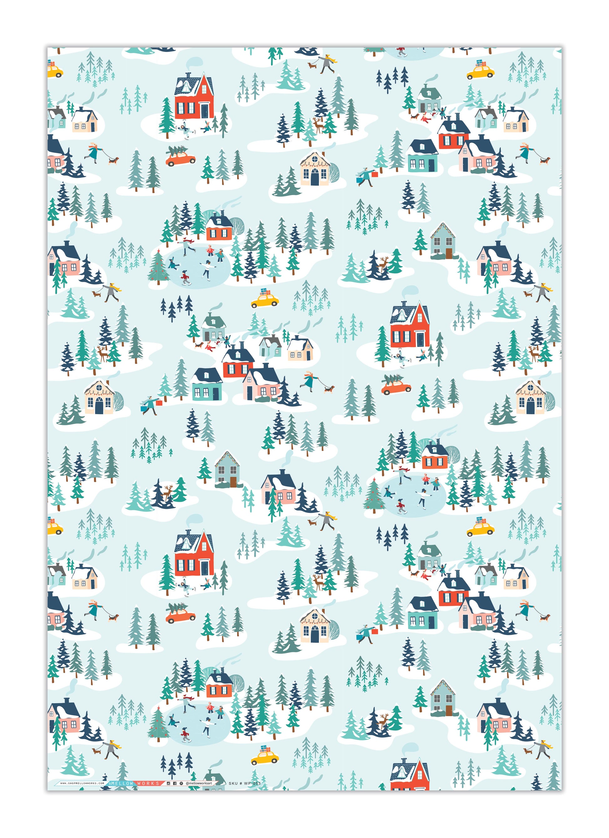 Wrapping Paper - The Village  Gift Wrap, gift wrapping, Washi